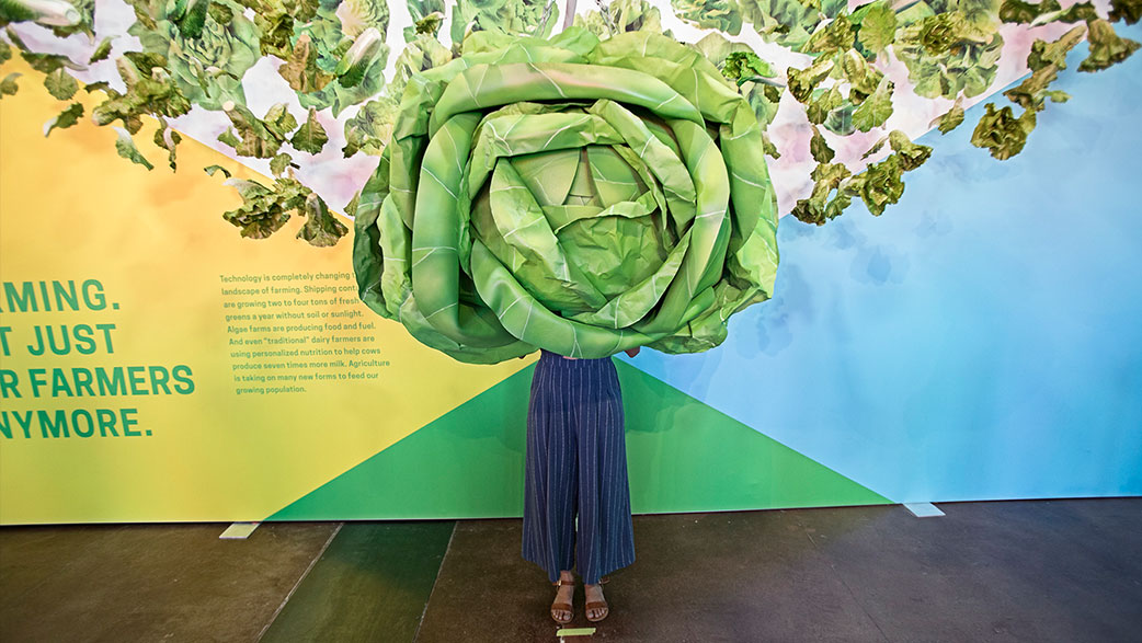 Giant Head Of Lettuce At South By Southwest's The Food Effect