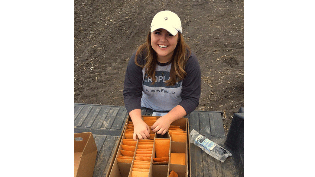 Sara Smelser With Samples In A Truck