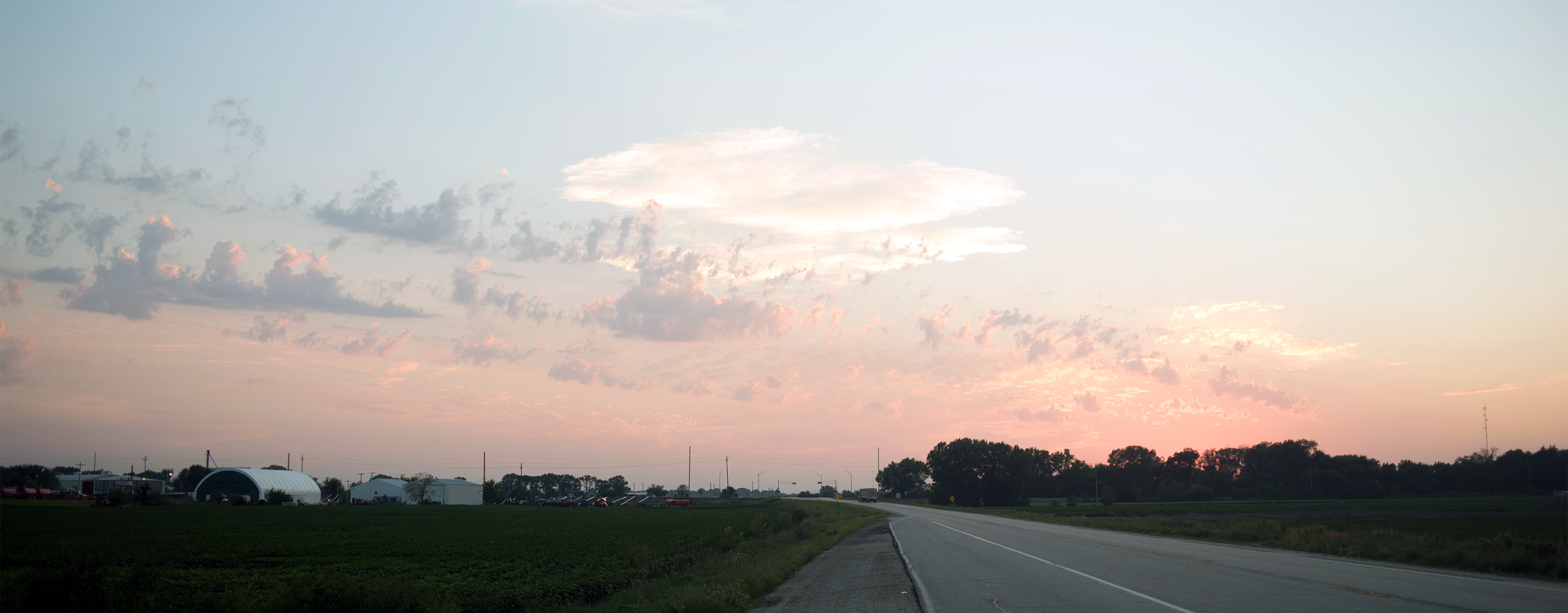 A Sunset In Rural Iowa