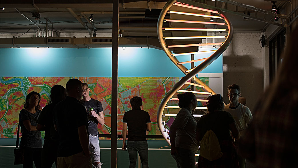 Giant DNA Helix At The Food Effect At South By Southwest
