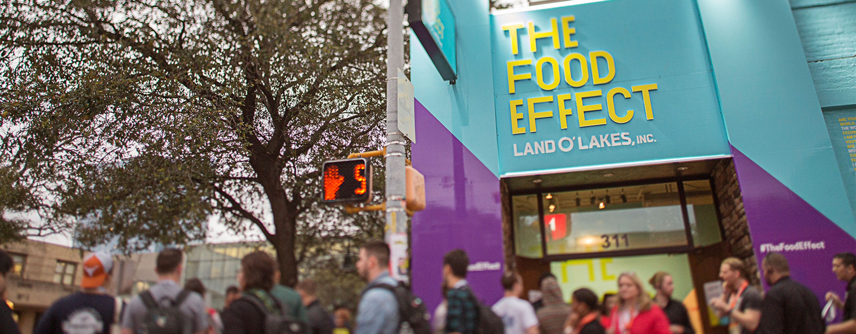 The Food Effect Building Exterior At South By Southwest in Austin, Texas